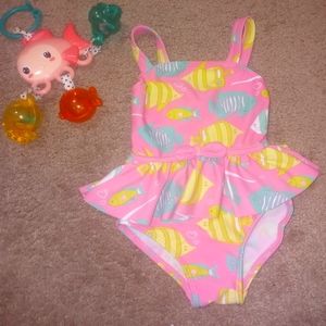 Carter's 6-9mos one piece fish bathing suit->bundle 5 for $25